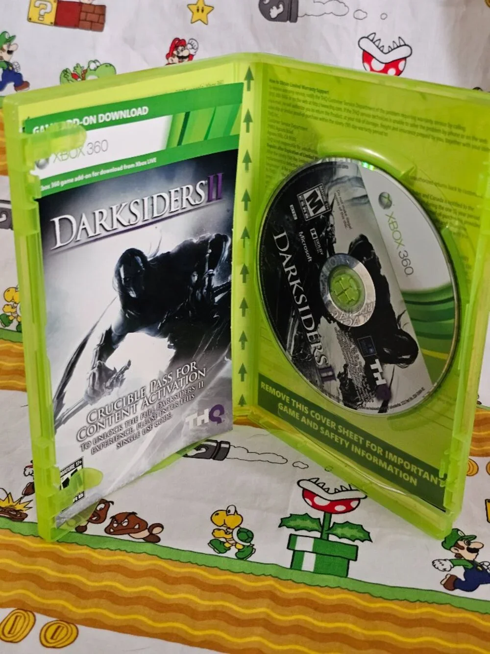 Darksiders II (Microsoft Xbox 360, 2012) Complete CIB Tested & Working - Death!!